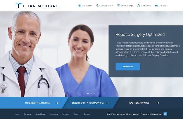 titan_medical_iwd_website_design_development_homepage